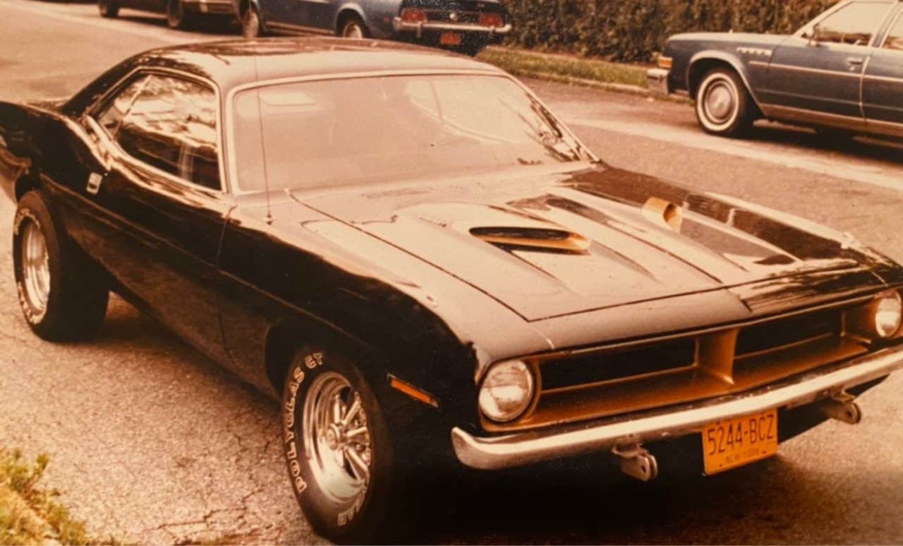 Kevin Garce's first car. A 1970 Cuda