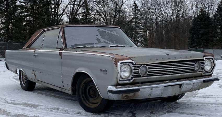 1966 Plymouth Hemi Satellite hp2 car exterior sold for 500