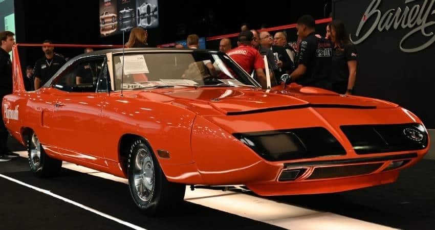 1970 Plymouth Hemi Superbird sold for 50000 at auction