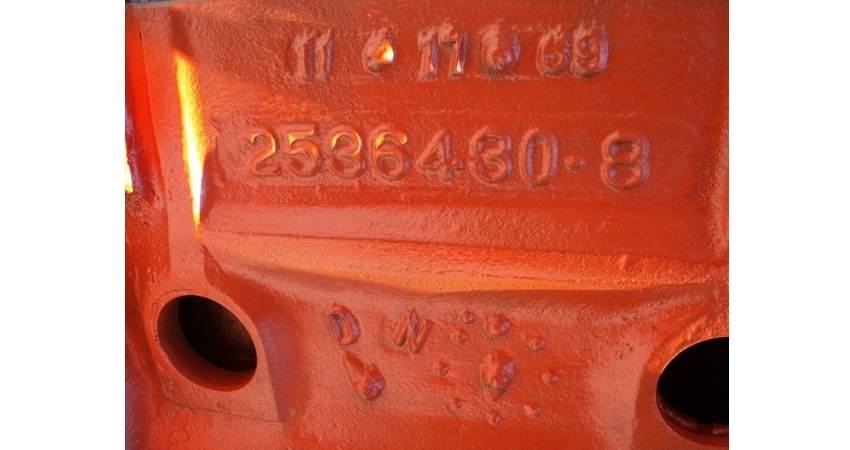 1970 440 Six Barrel/Six Pack block casting number and date.