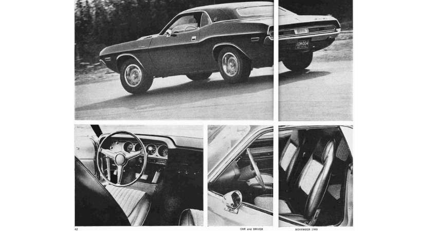 1970 Dodge Hemi Challenger R/T SE road tested by Car and Driver magazine.