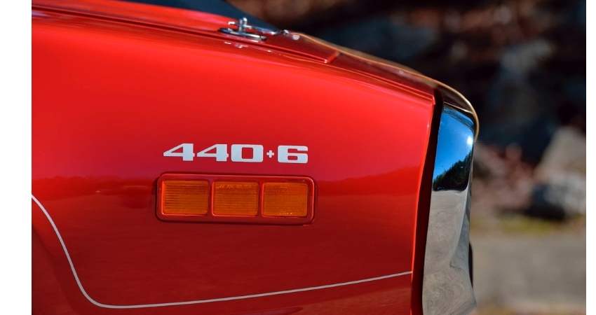 1971 Plymouth GTX 440+6 fender emblem