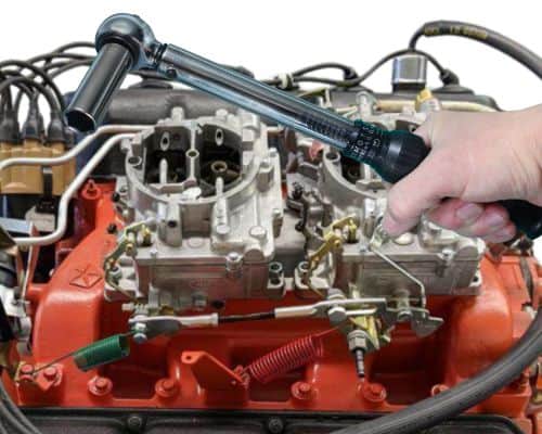 426 Hemi intake manifold and torque wrench.