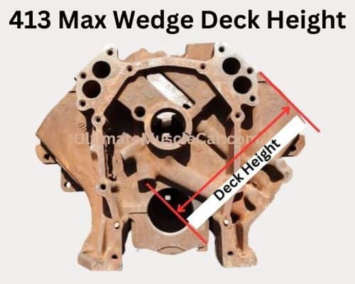 The 413 Max Wedge Deck Height (Plus How to Measure It)
