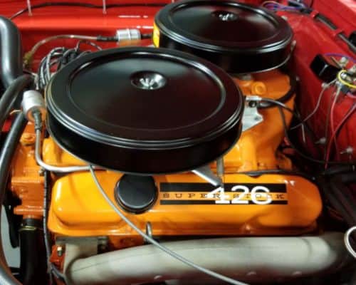 Plymouth Super Stock 426 engine.