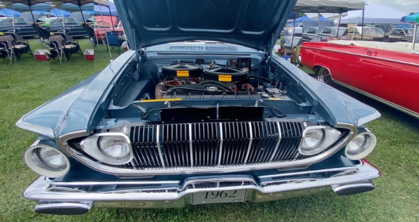 1962 Dodge Polara 500 2 door with a 413 Max Wedge engine. A picture I took at the 2013 Chrysler Nationals.