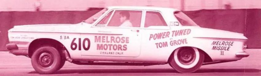 Tom Grove racing the Melrose Missile 
