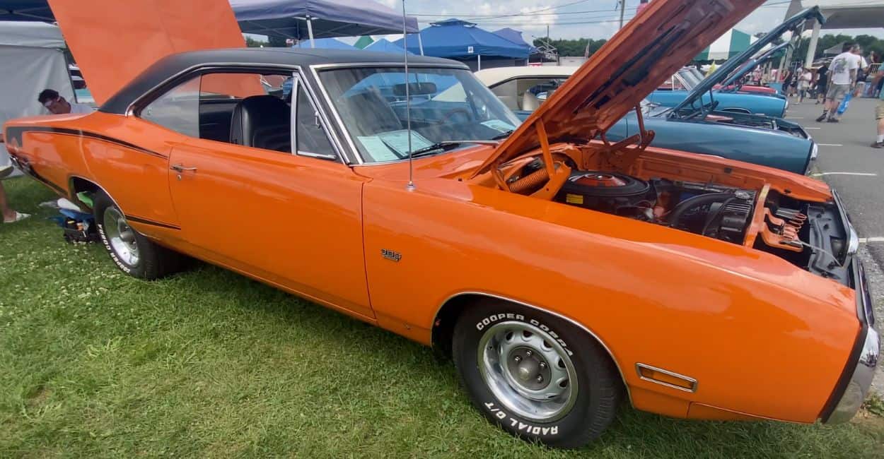 1970 Dodge Coronet Super Bee with a 383 engine.