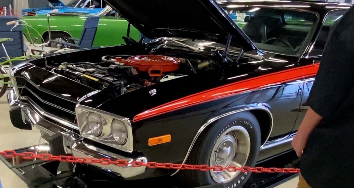 1973 Plymouth Road Runner GTX with a 440 engine.
