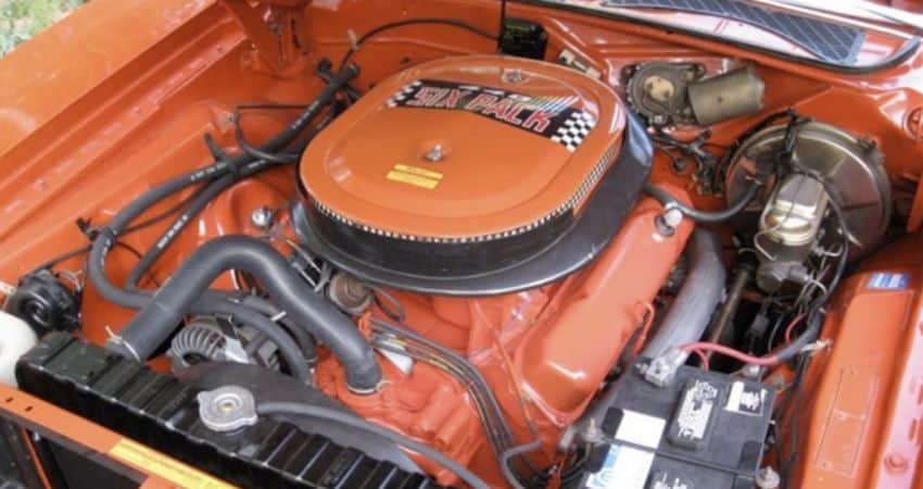 440 Six Pack inside a 1971 Dodge Charger Super Bee.